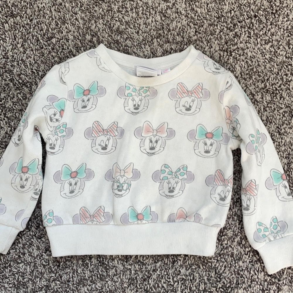 18 month Disney Minnie Mouse sweatshirt